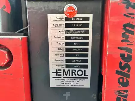 Apilador eléctrico 2004  Sichelschmidt D 412 ASM 1250 kg stapelaar (7)