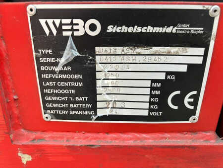 Stoccatori 2004  Sichelschmidt D 412 ASM 1250 kg stapelaar (6)