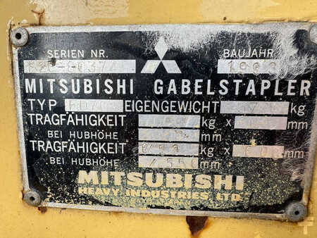 Diesel truck 1993  Mitsubishi FD 70 (6)
