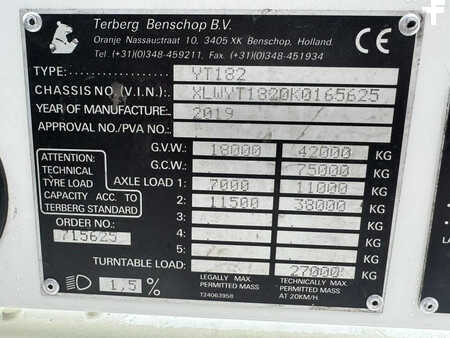 Tracteurs à bagages 2019  Terberg YT182 (12)