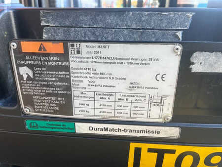 Dieselový VZV 2011  Hyster H 2.50 FT 2500kg LPG heftruck (gereviseerde motor) (13)