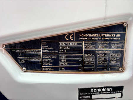 Empilhador diesel 2017  SMV Konecranes SMV 16-1200C (9)