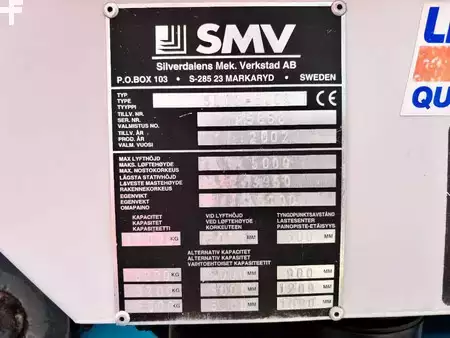 Wózki widłowe diesel 2002  SMV Konecranes SL 12-600 A (9)