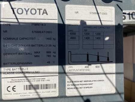 Toyota 7FBRE14-3