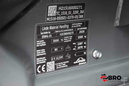 4-wiel elektrische heftrucks 2020  Linde E 50 HL-01 + Rotator (14)