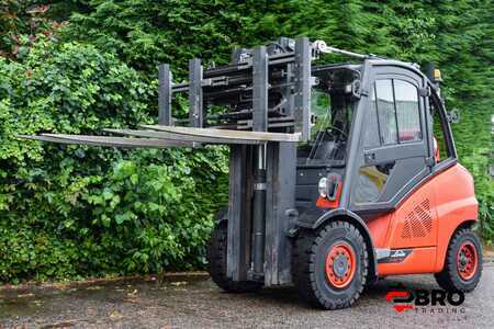 Gázüzemű targoncák 2016  Linde H50T-02 Triplex (9)