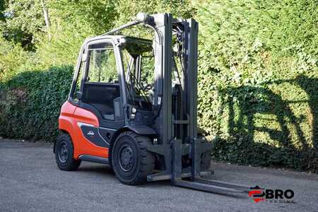 Carretilla elevadora diésel 2022  Linde H50D 1204 Triplex 482 UUR!! (16)