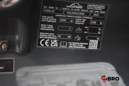 Carretilla elevadora diésel 2022  Linde H35D-01 1202 Triplex Container Spec (9)