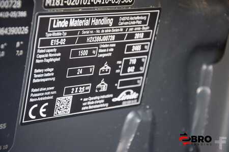 El Truck - 3-hjul  Linde E15-02 EVO Triplex (6)