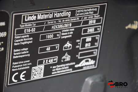 El Truck - 3-hjul  Linde E16-02 EVO Triplex (12)