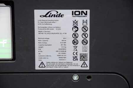 Carrelli elettrici 4 ruote 2023  Linde X35-01 Triplex 52.8 kWh Li-ion (2)