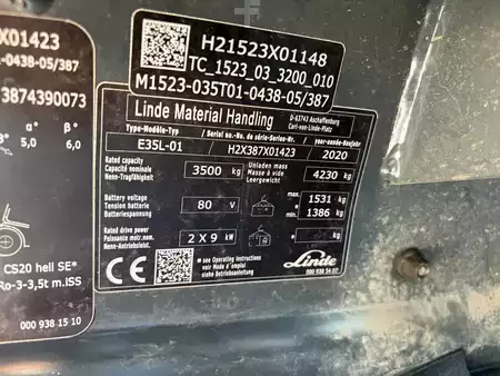 Elektrisk- 4 hjul 2020  Linde E35 L (4)