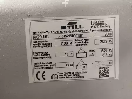 Eléctrico - 3 rodas 2018  Still RX 20-14 C (4)
