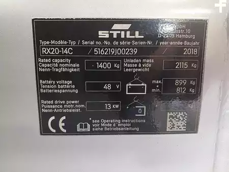 Eléctrico - 3 rodas 2018  Still RX 20-14 (7)