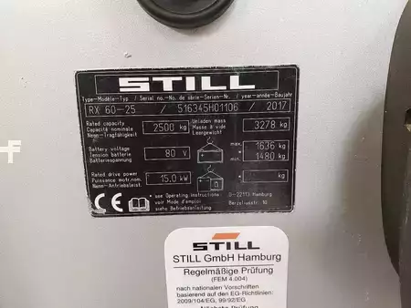 Eléctrico - 4 rodas 2017  Still RX 60-25 (4)