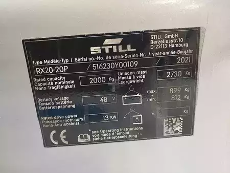Carrelli elettrici 4 ruote 2021  Still RX 20-20 P (7)