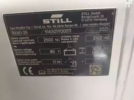 Eléctrico - 4 rodas 2021  Still RX 60-25 (3)