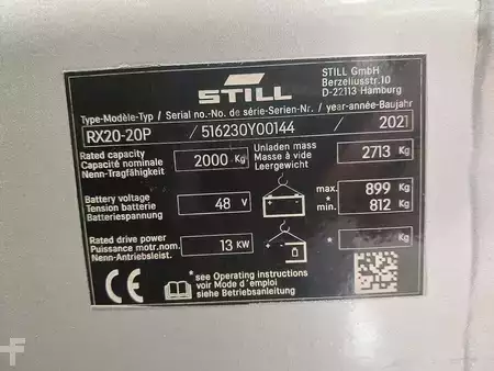 Carrelli elettrici 4 ruote 2021  Still RX 20-20 P (2)