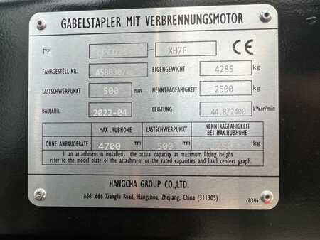 Chariot élévateur diesel 2022  HC (Hangcha) CPCD25-XH7F (8)