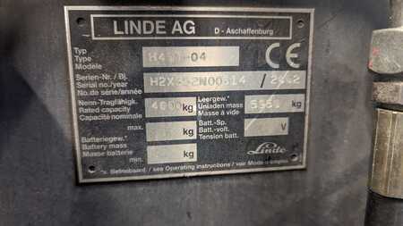 Gázüzemű targoncák 2002  Linde H40T-04 (8)