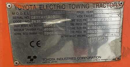 Tow Tugs 2005  Toyota CBTY440 (6)