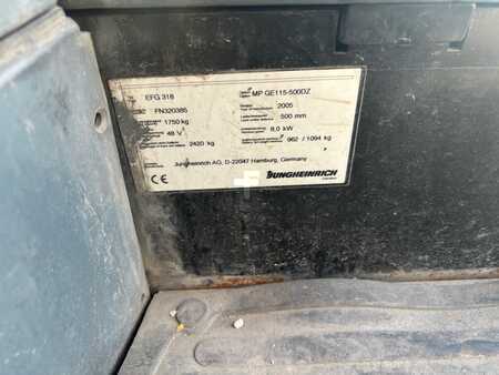 Carrelli elettrici 4 ruote 2005  Jungheinrich EFG 318 (5)