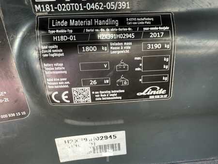 Carrelli elevatori diesel 2017  Linde H18D-01 (9)