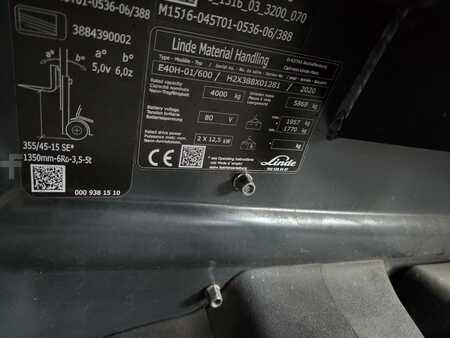 Elektro 4 Rad 2020  Linde E40-600 Triplex Klammergabel (7)