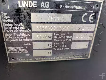Empilhador diesel 1995  Linde H60D (12)