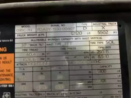 Montacargas diésel 2021  Doosan D35C-7 (8)
