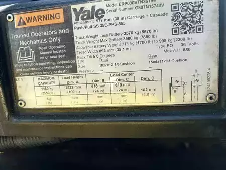 3-Wheel Electric 2021  Yale ERP030VT (7)