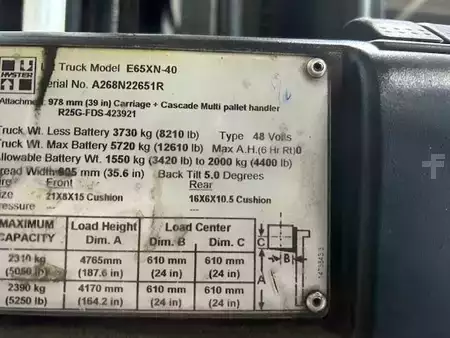 Montacargas Eléctrico (4 ruedas) - Hyster E65XN-40 (7)
