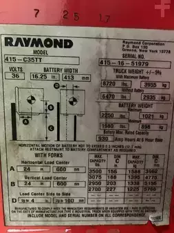Apilador Hombre a Bordo 2016  Raymond 415C35TT (5)