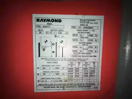 Reach Trucks 2018  Raymond 750R45TT (6)