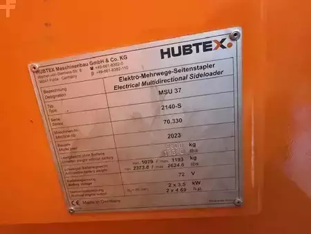 Montacargas Eléctrico (4 ruedas) 2023  HUBTEX MSU37 (9)