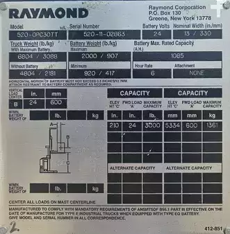 Order Picker  Raymond 520OPC30TT (2)