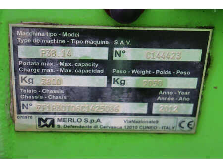 Wózki teleskopowe sztywne 2012  Merlo P38.14 (23)