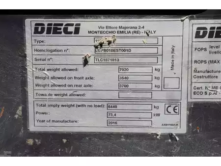 Telescopic forklift rigid 2016  Dieci Dedalus 30.7 (38)
