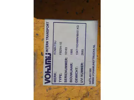El truck - 4 hjulet 1995  Komatsu FB25H-1E (31)