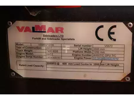 Seitenstapler 2017  Valmar VSM50/12/35 (35)