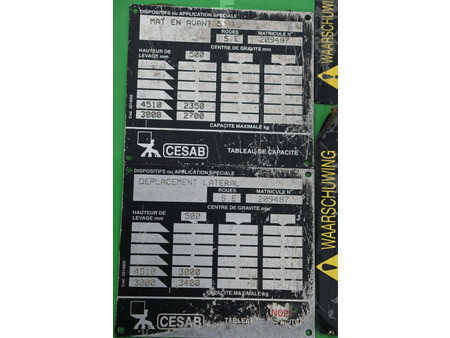 Carretilla elevadora diésel - Cesab Drago 350 (22)