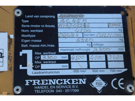 Carretilla elevadora GLP 2002  CAT Lift Trucks GC45K (29)