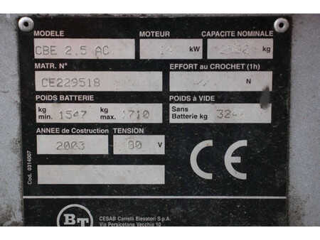 El truck - 4 hjulet 2003  BT CBE 2.5 AC (18)