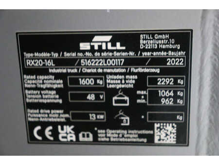 Eléctrica de 4 ruedas 2022  Still RX20-16L (12)