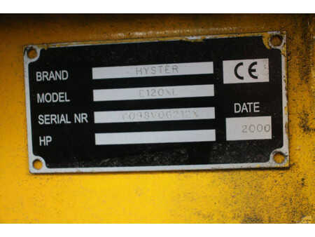 Sähkö - 4 pyör 2000  Hyster E120XL (26)