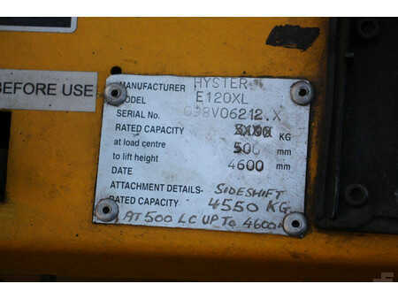 Sähkö - 4 pyör 2000  Hyster E120XL (27)
