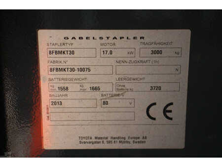 Eléctrica de 4 ruedas 2013  Toyota 8FBMKT30 (15)