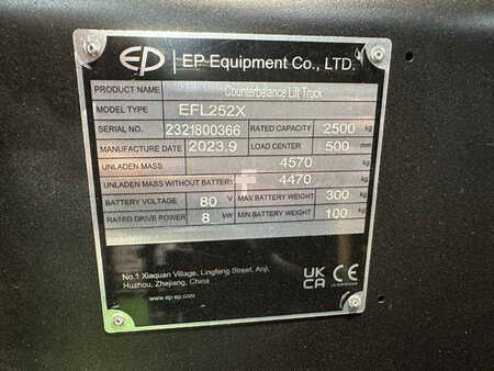 Elettrico 4 ruote 2024  EP Equipment EFL252X (9)