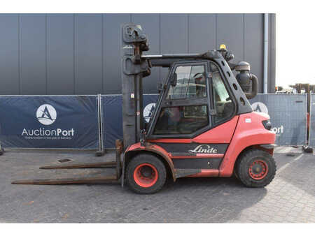 Diesel gaffeltruck 2012  Linde H60D-01 (2) 