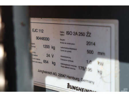 Apilador eléctrico 2014  Jungheinrich EJC112 (10)
